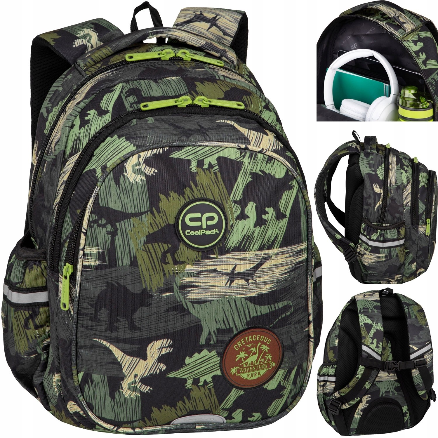 MLÁDEŽ COOLPACK ŠKOLSKÝ BATOH DINOSAURY